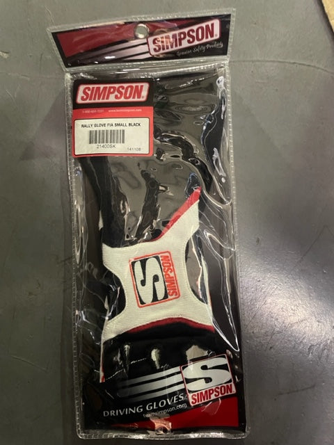 Simpson Rally Gloves FIA Motorsport se